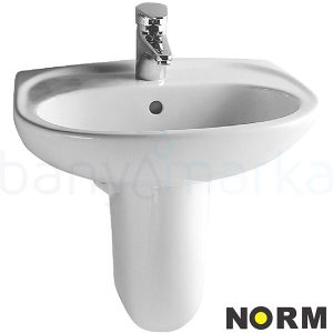 Norm Lavabo Kolon Ayak & Yarım Ayak