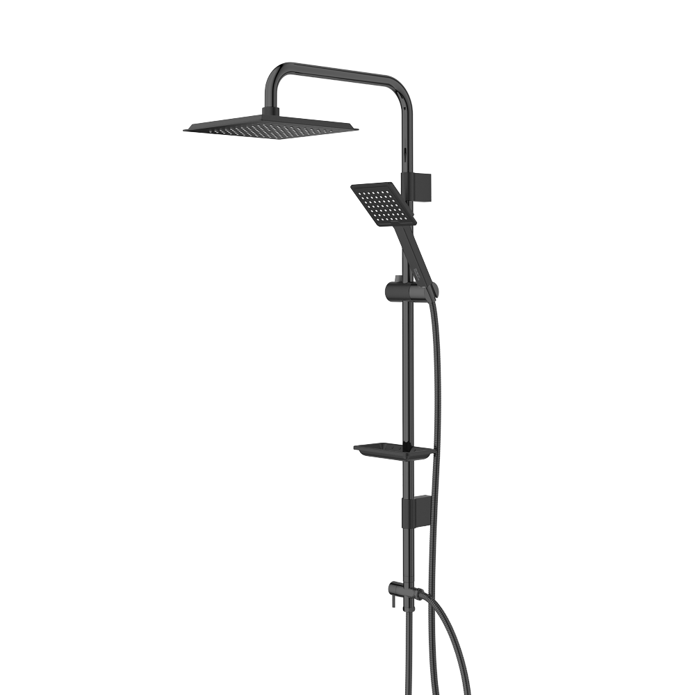 DIAMOND Frame Full Siyah Robot Duş Sistemi
