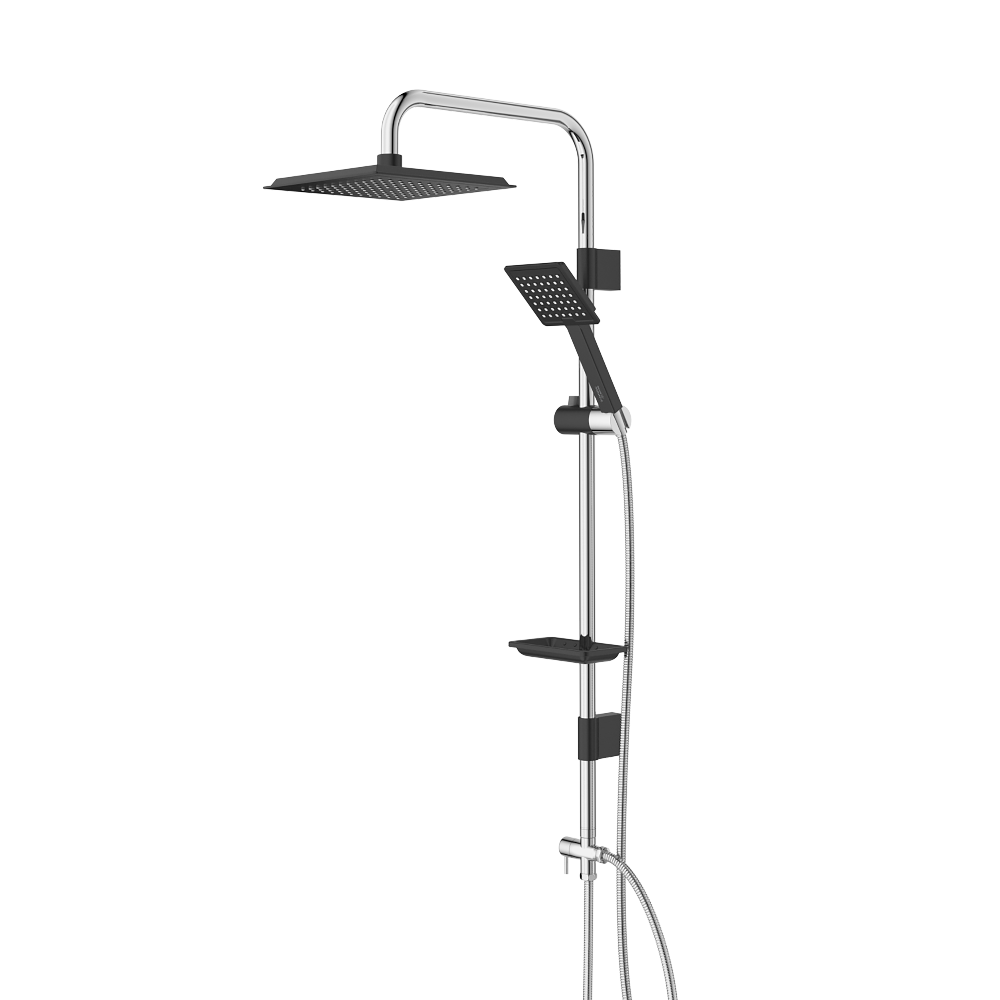 DIAMOND Frame Siyah Robot Duş Sistemi